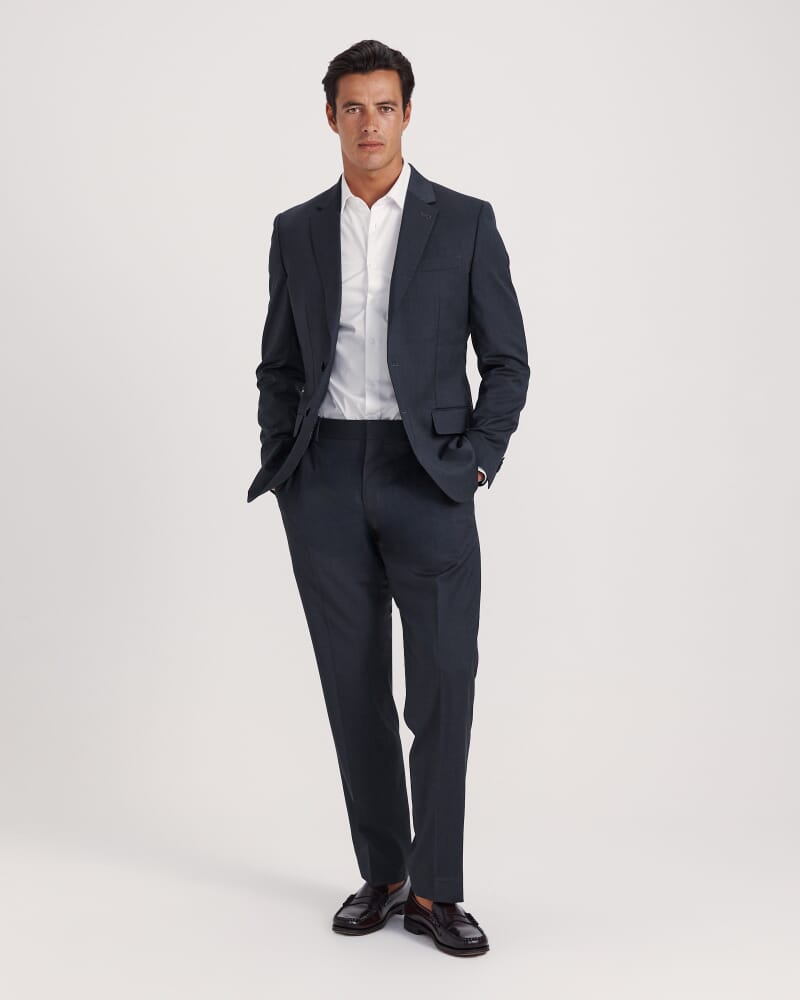 Sorkin Italian Wool Regular Pant in CHARCOAL