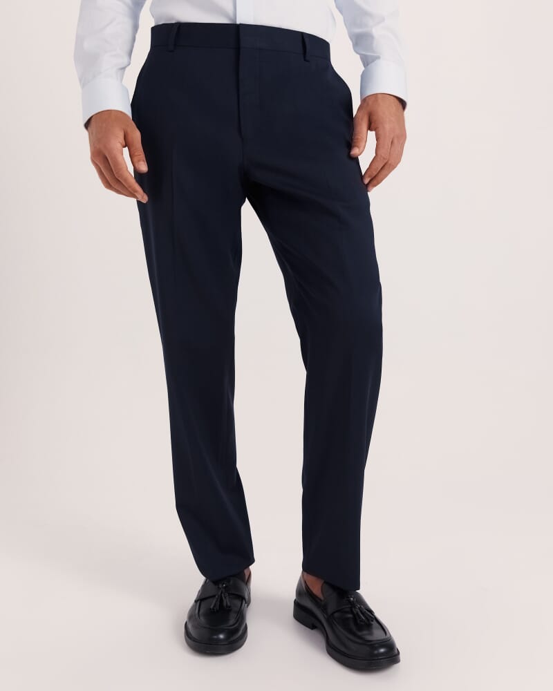 Sorkin Italian Wool Regular Pant in NAVY