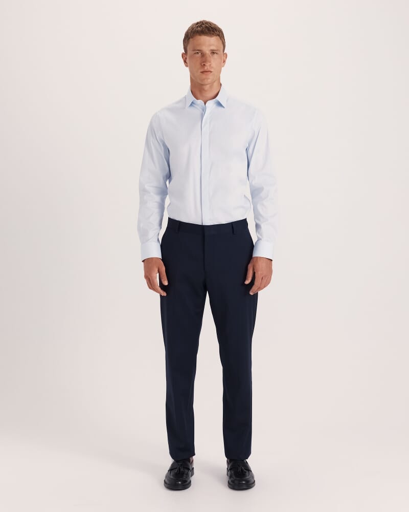 Sorkin Italian Wool Regular Pant in NAVY