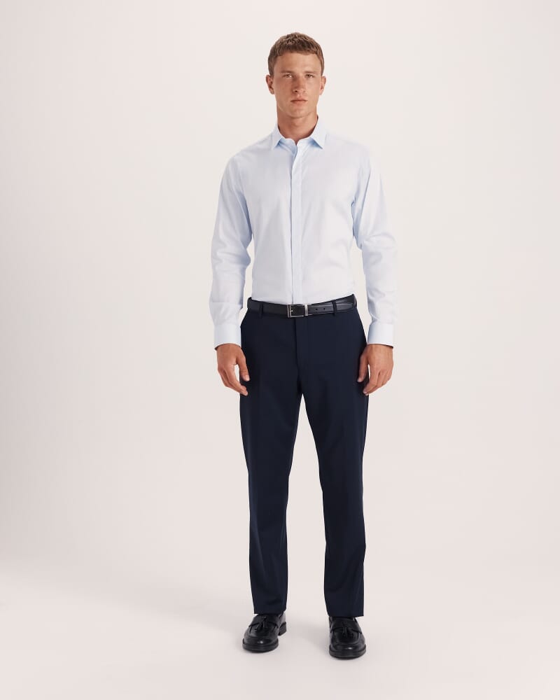 Sorkin Italian Wool Regular Pant in NAVY