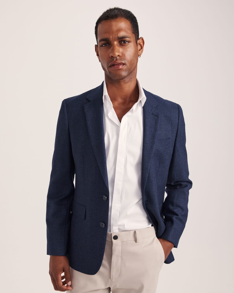 George Wool Item Jacket in DARK NAVY