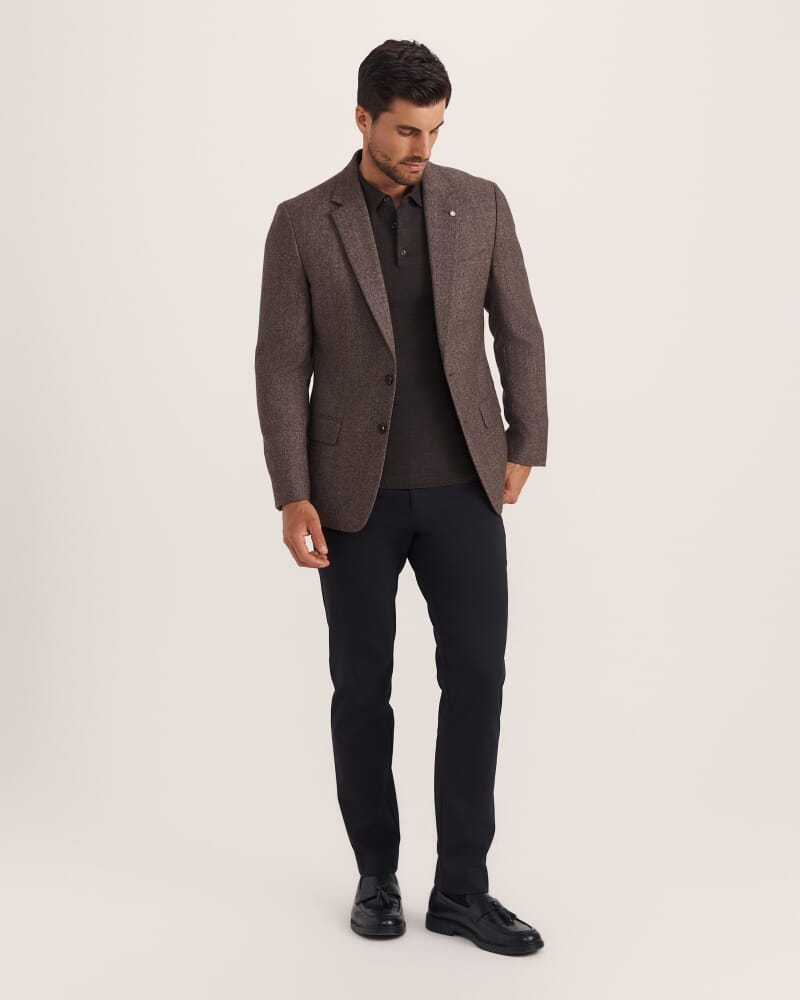 George Wool Item Jacket in ESPRESSO