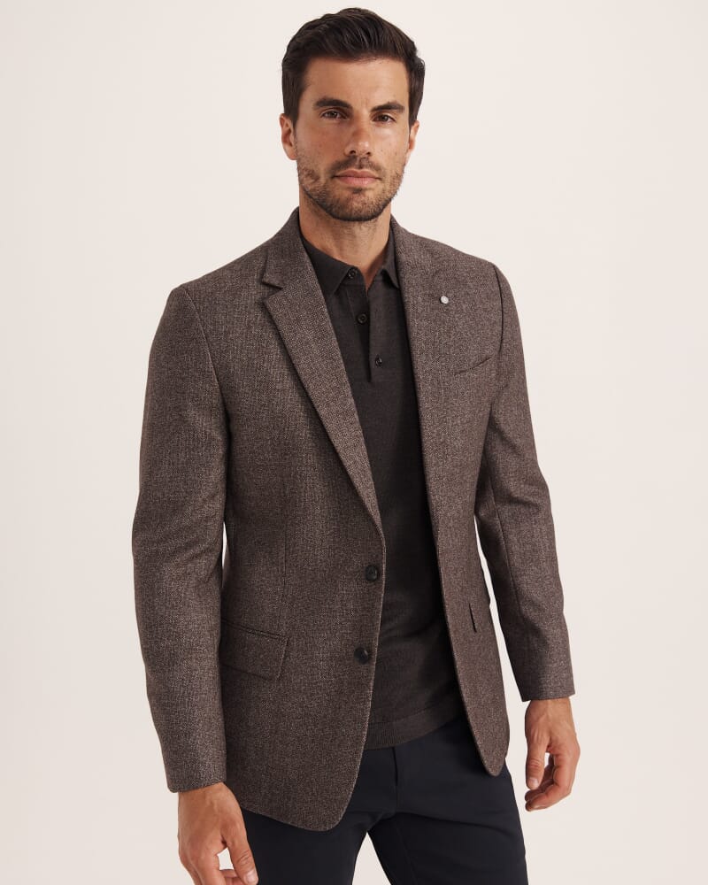 George Wool Item Jacket in ESPRESSO