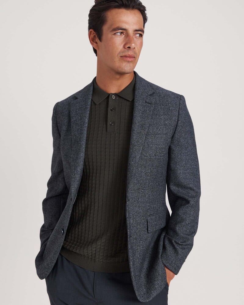 George Wool Item Jacket in GRAPHITE