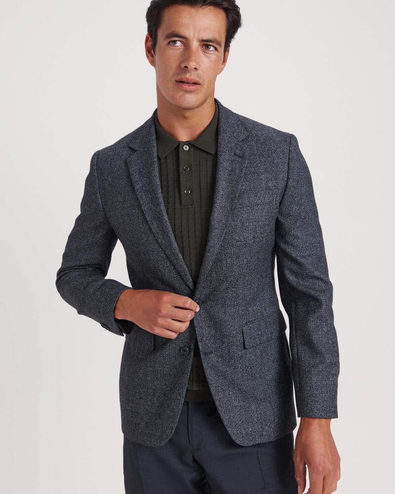 George Wool Item Jacket in GRAPHITE