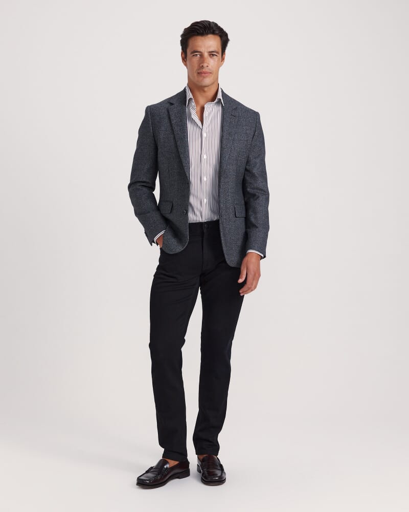 George Wool Item Jacket in GRAPHITE
