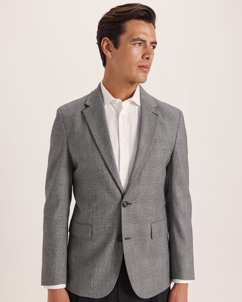 Garcon Italian Wool Jacket in BLACK/WHITE
