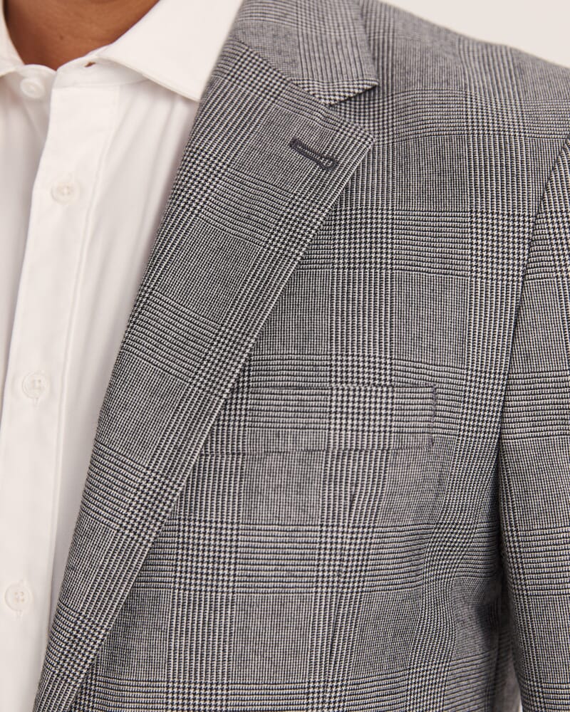 Garcon Italian Wool Jacket in BLACK/WHITE