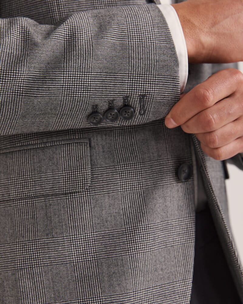 Garcon Italian Wool Jacket in BLACK/WHITE