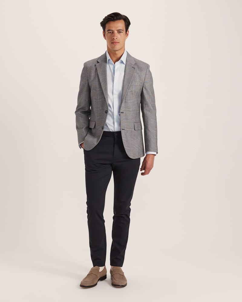 Garcon Italian Wool Jacket in BLACK/WHITE