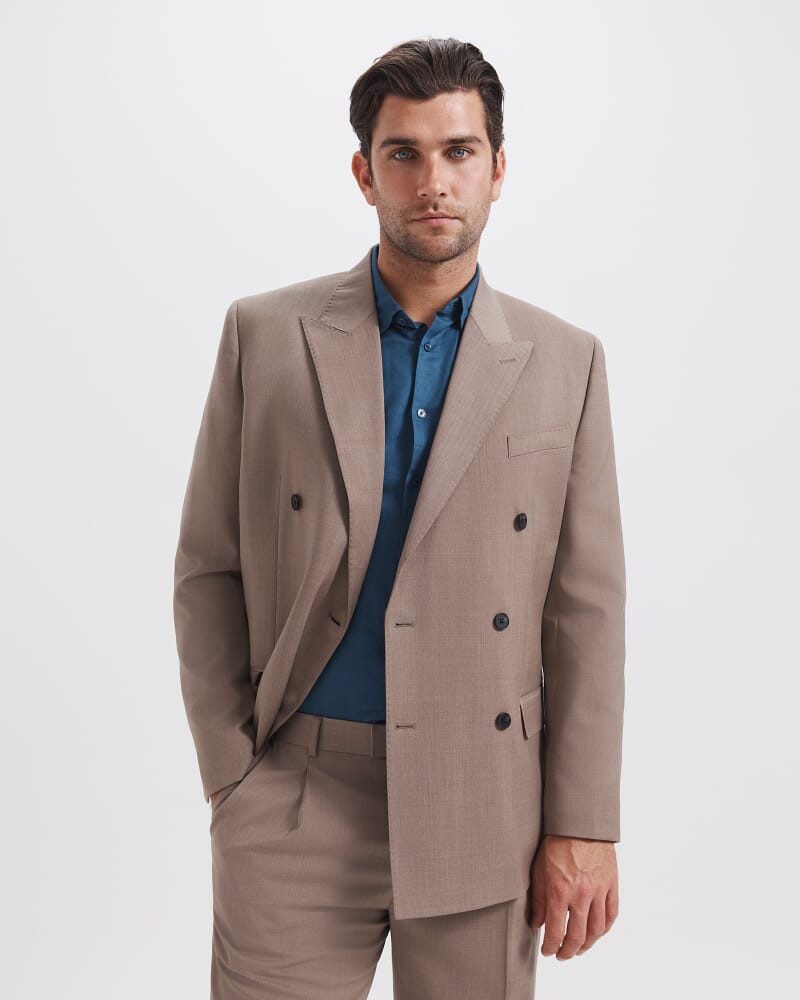 Sorkin Italian Double Breasted Blazer in OLIVE