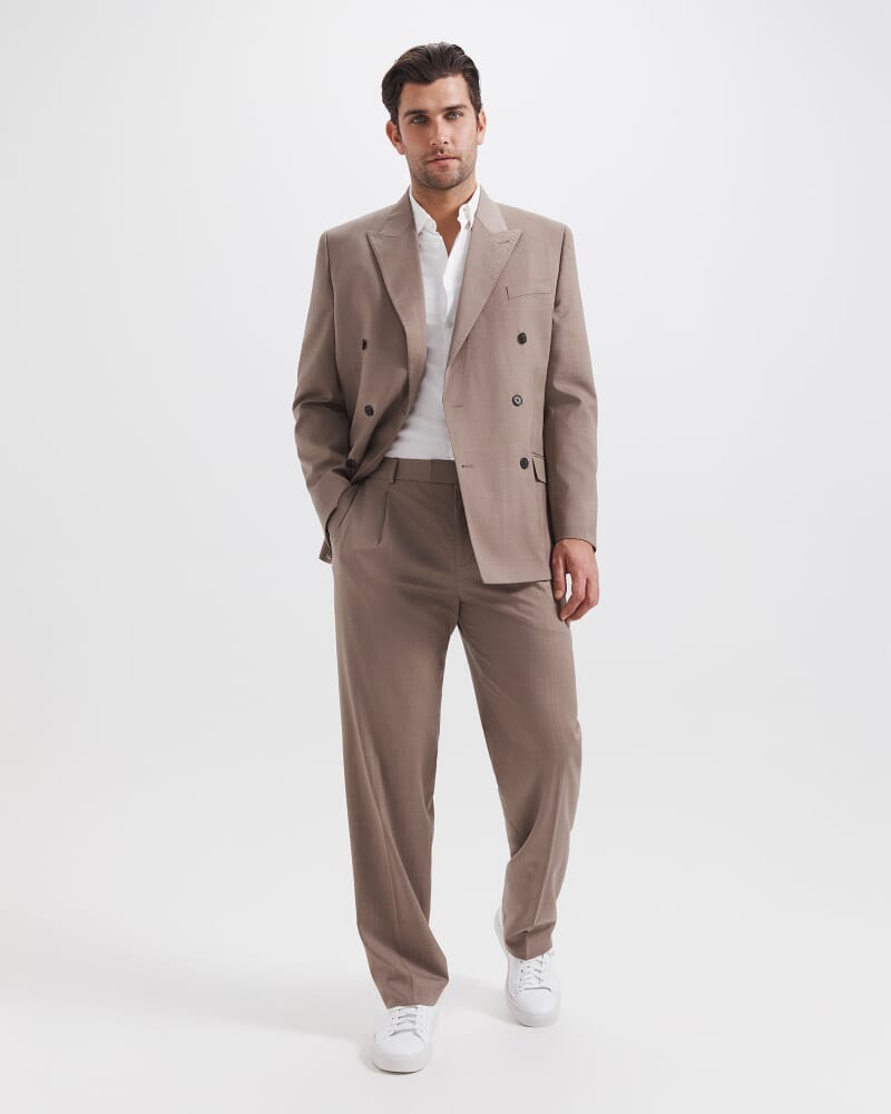 Sorkin Italian Double Breasted Blazer in OLIVE