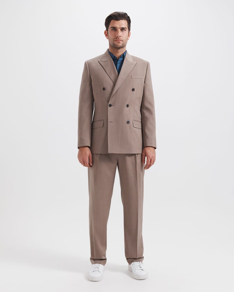 Sorkin Italian Double Breasted Blazer in OLIVE
