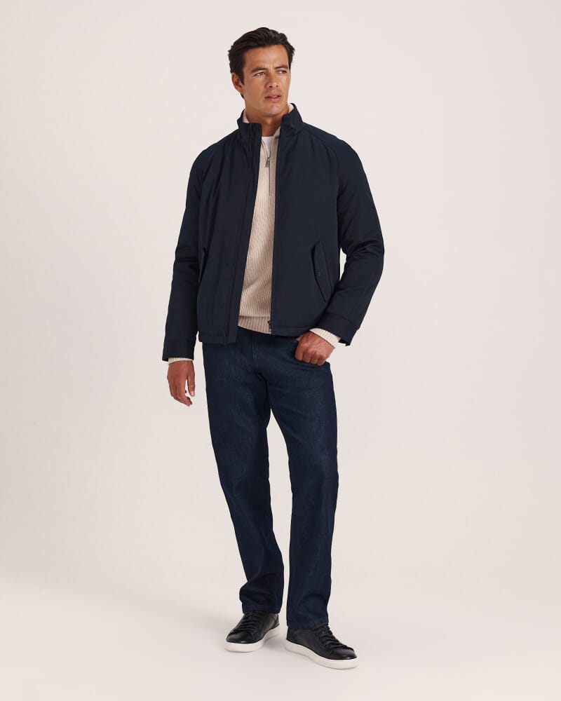 Axel Water Resistant Wadded Jacket in INK