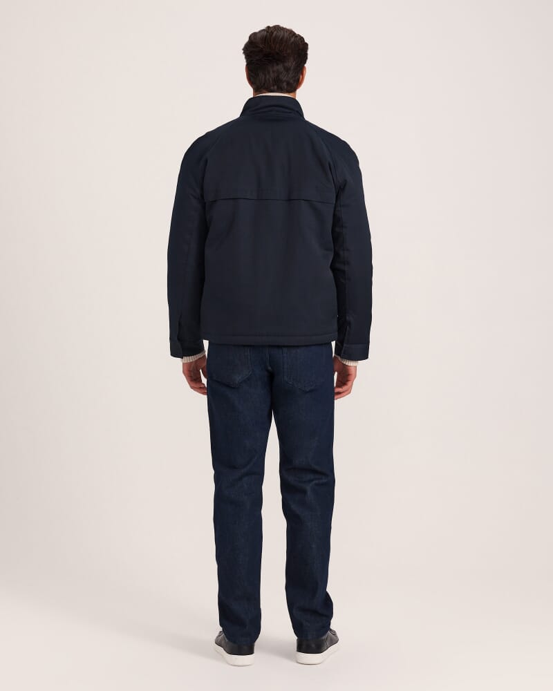 Axel Water Resistant Wadded Jacket in INK
