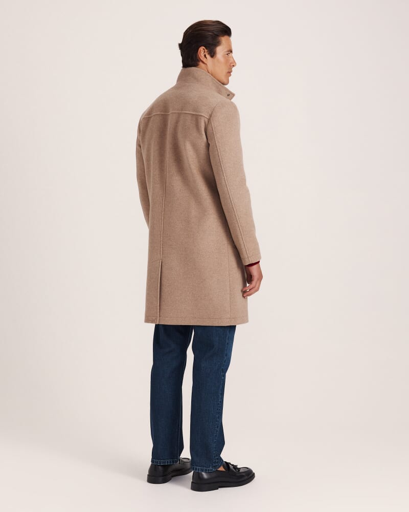 Hofmann Wool Coat in BARLEY