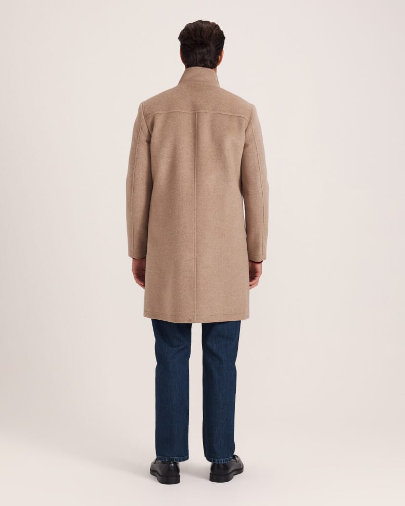 Hofmann Wool Coat in BARLEY