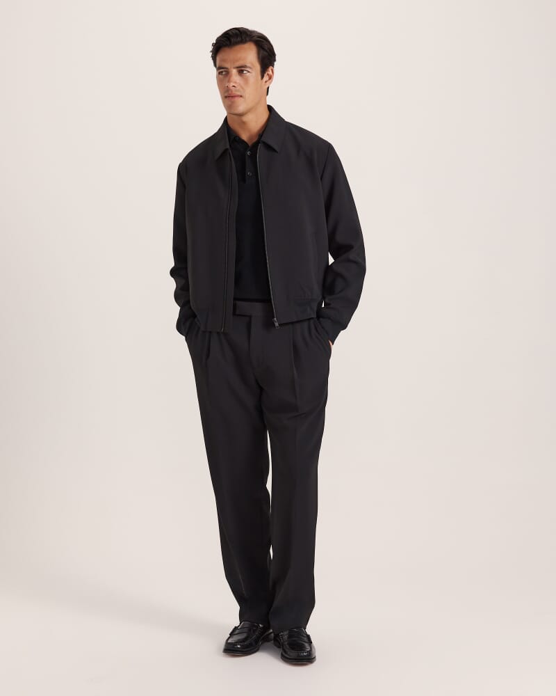 Bruno Wool Jacket in BLACK