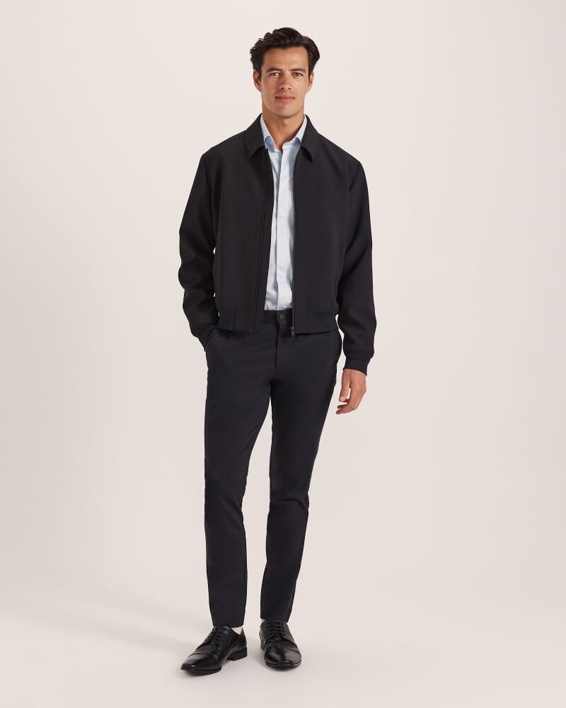 Bruno Wool Jacket in BLACK