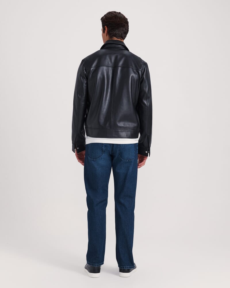 Jackson Leather Jacket in BLACK