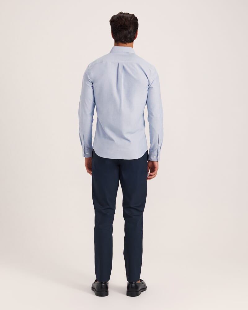 Malcom Mercerised Oxford Shirt in DUSK