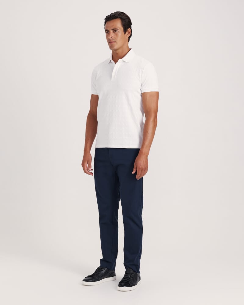 Monogram Polo in WHITE