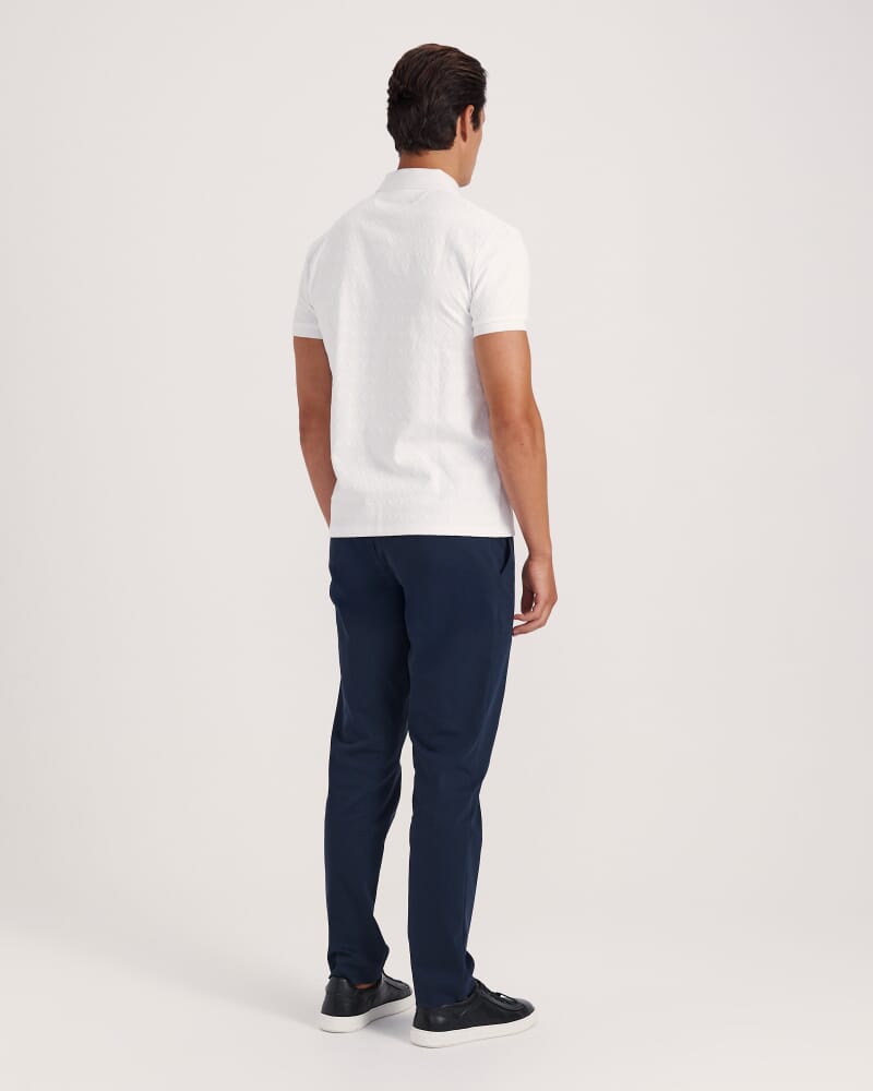 Monogram Polo in WHITE