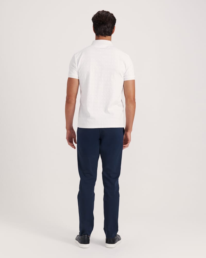 Monogram Polo in WHITE