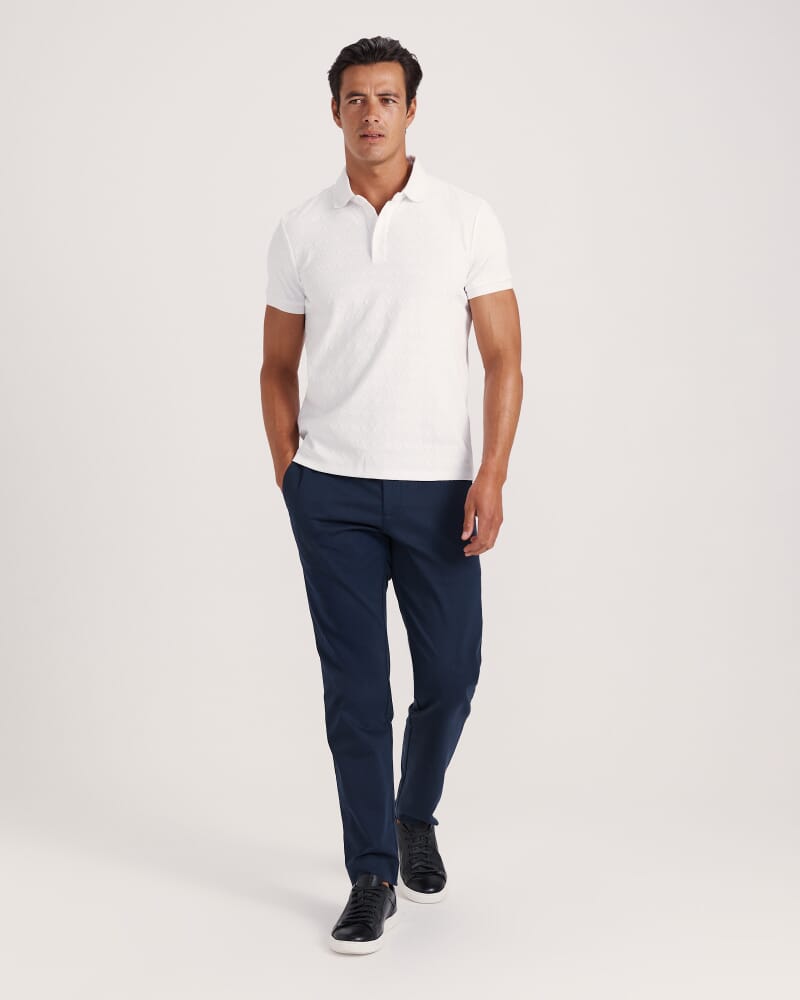 Monogram Polo in WHITE
