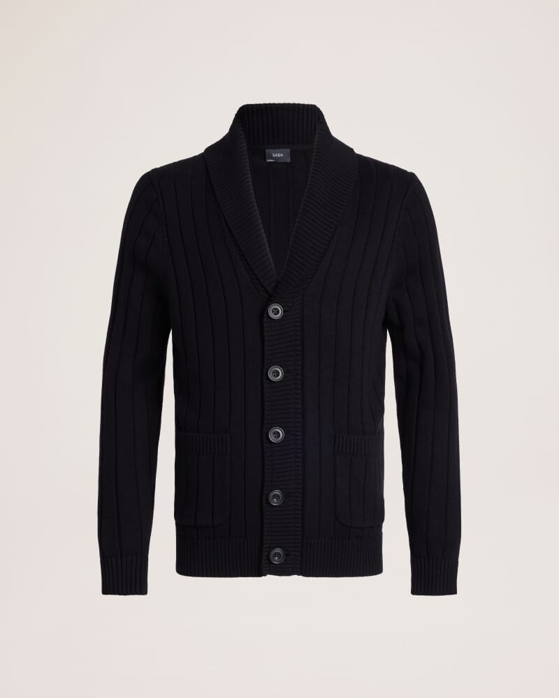 Vincent Shawl Cardigan in BLACK
