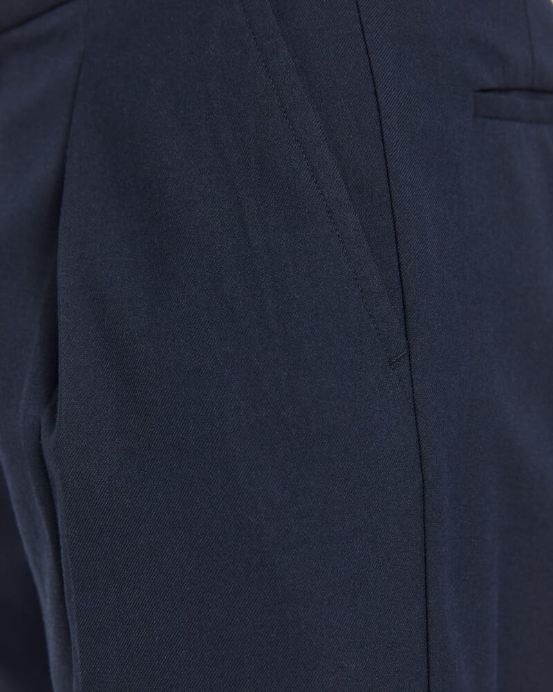 Henry Wide Pleat Pant in INK