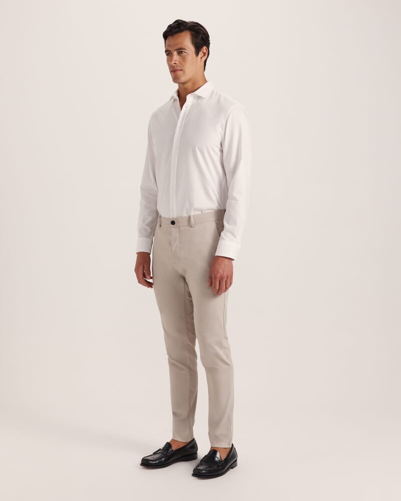 Judd Slim Dress Chino Pant in STONE