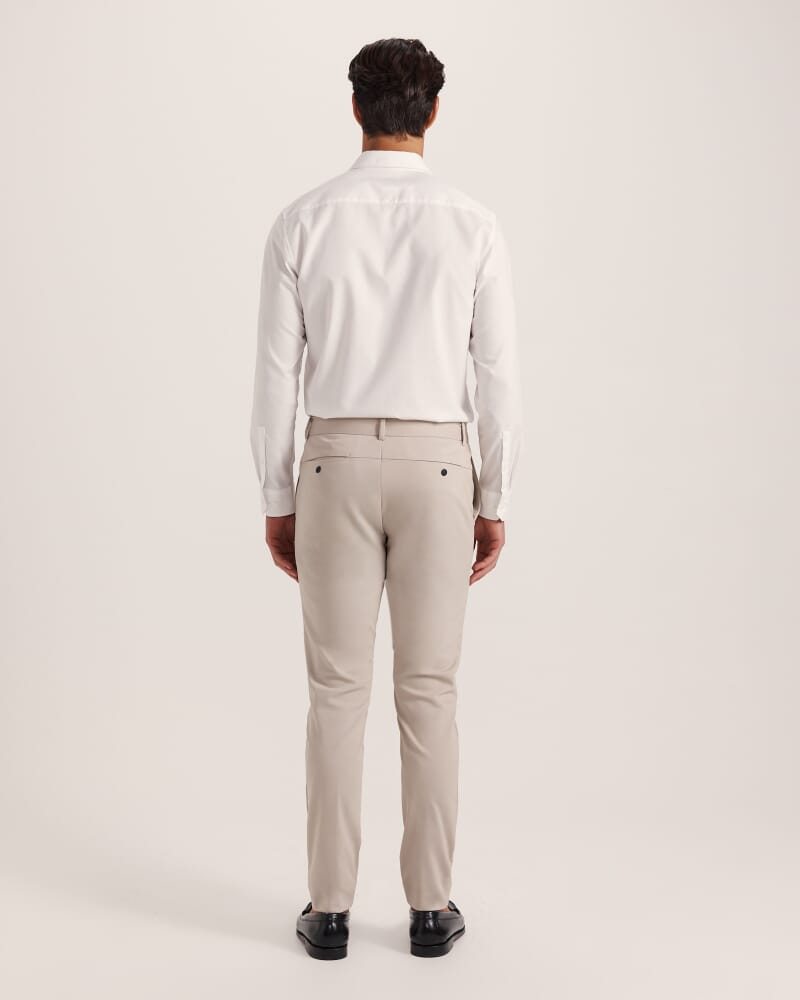 Judd Slim Dress Chino Pant in STONE
