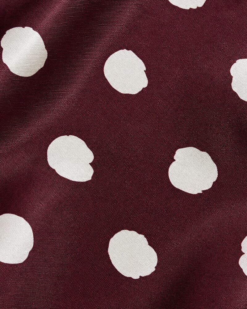 Dolcetto Print Twilly in PLUM MULTI