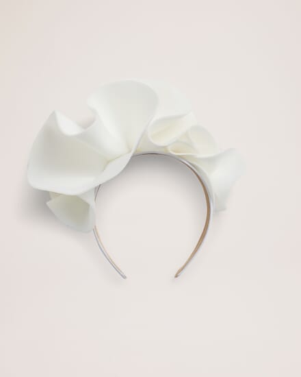 Poppy Headband in WHITE