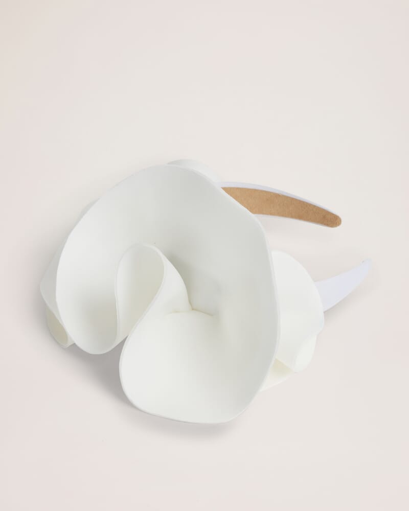 Poppy Headband in WHITE