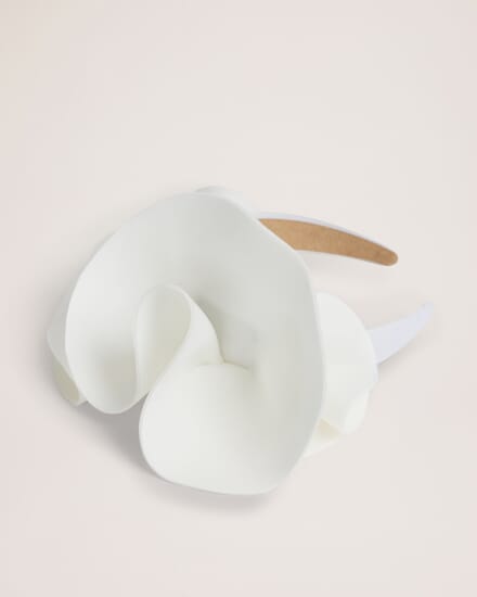 Poppy Headband in WHITE