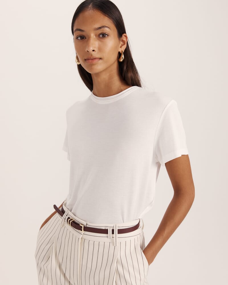 Mila Thin Leather Belt in SHIRAZ