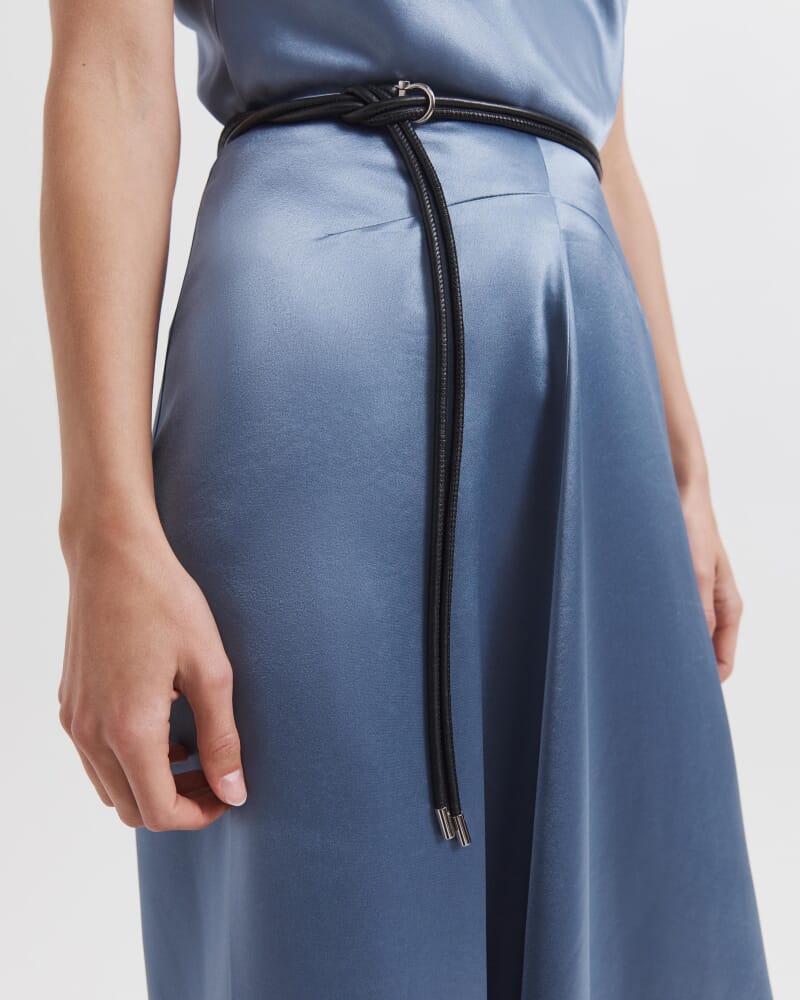 Phoebe Rope Belt in BLACK