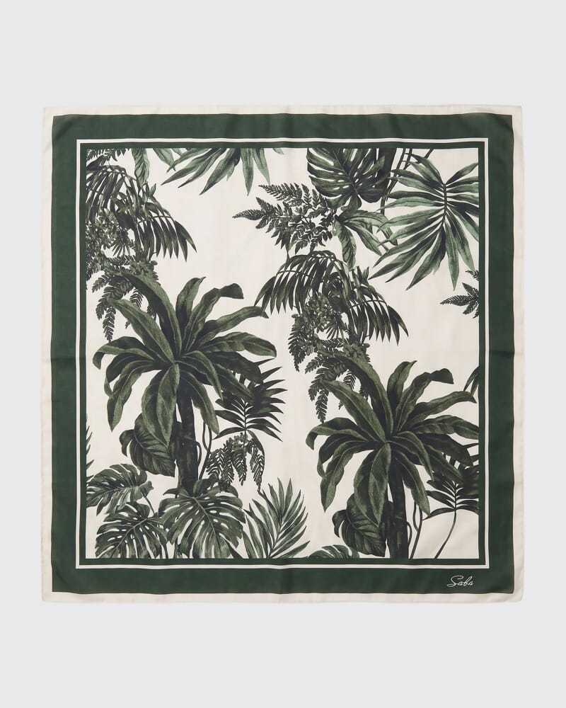 Brielle Silk Scarf in IVORY/MULTI