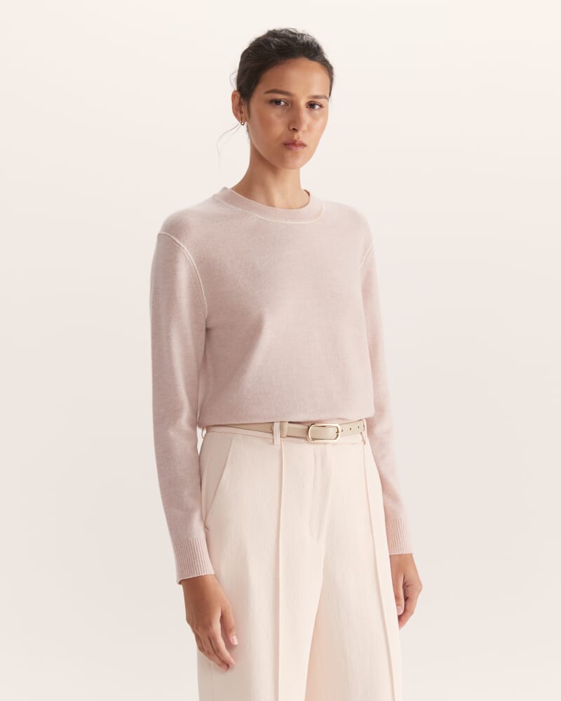 Essential Leather Belt in BEIGE