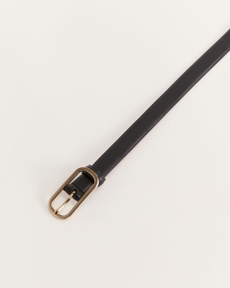 Essential Leather Belt in BLACK