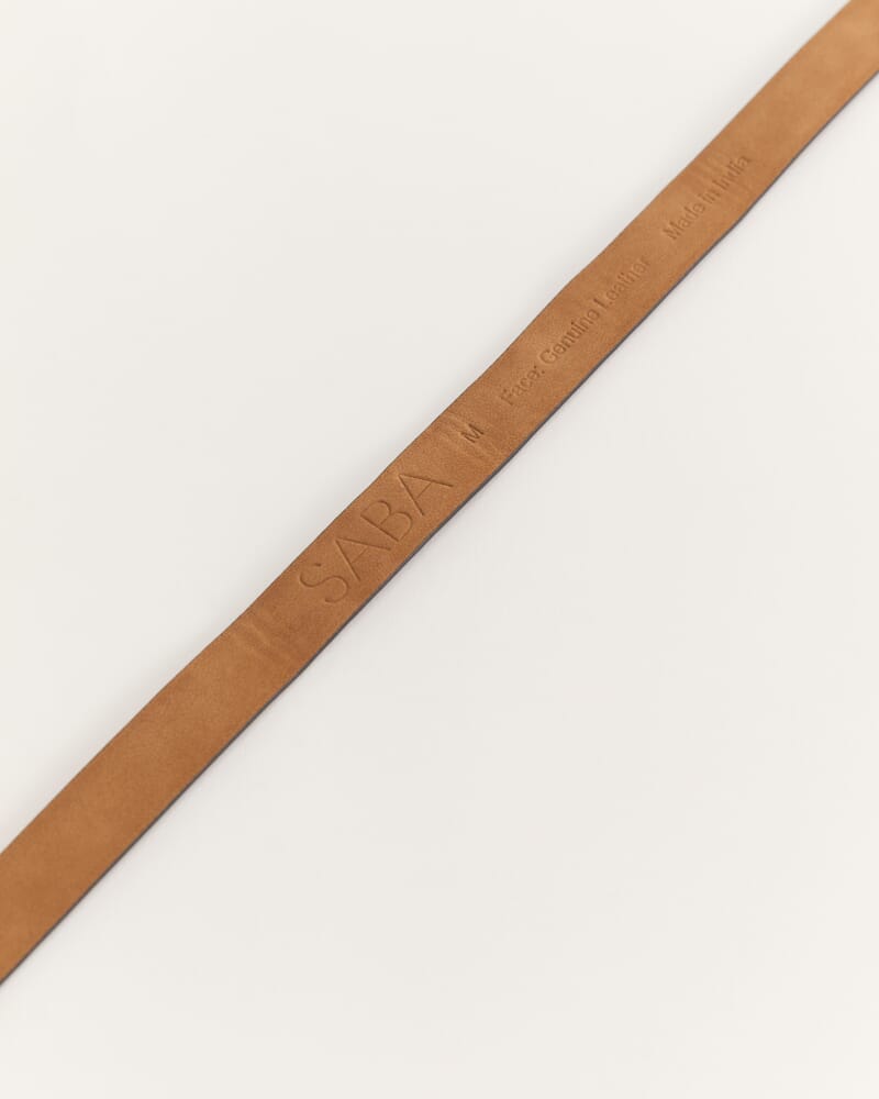 Essential Leather Belt in BLACK