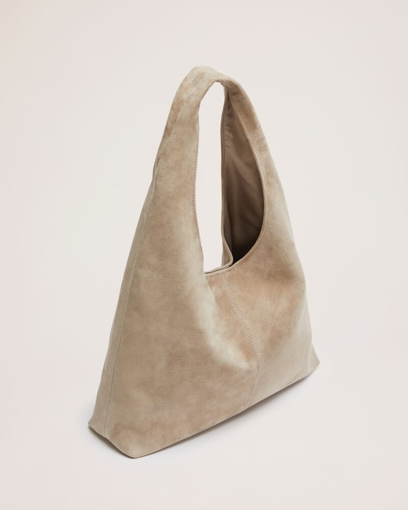 Nadia Suede Bag in MINK