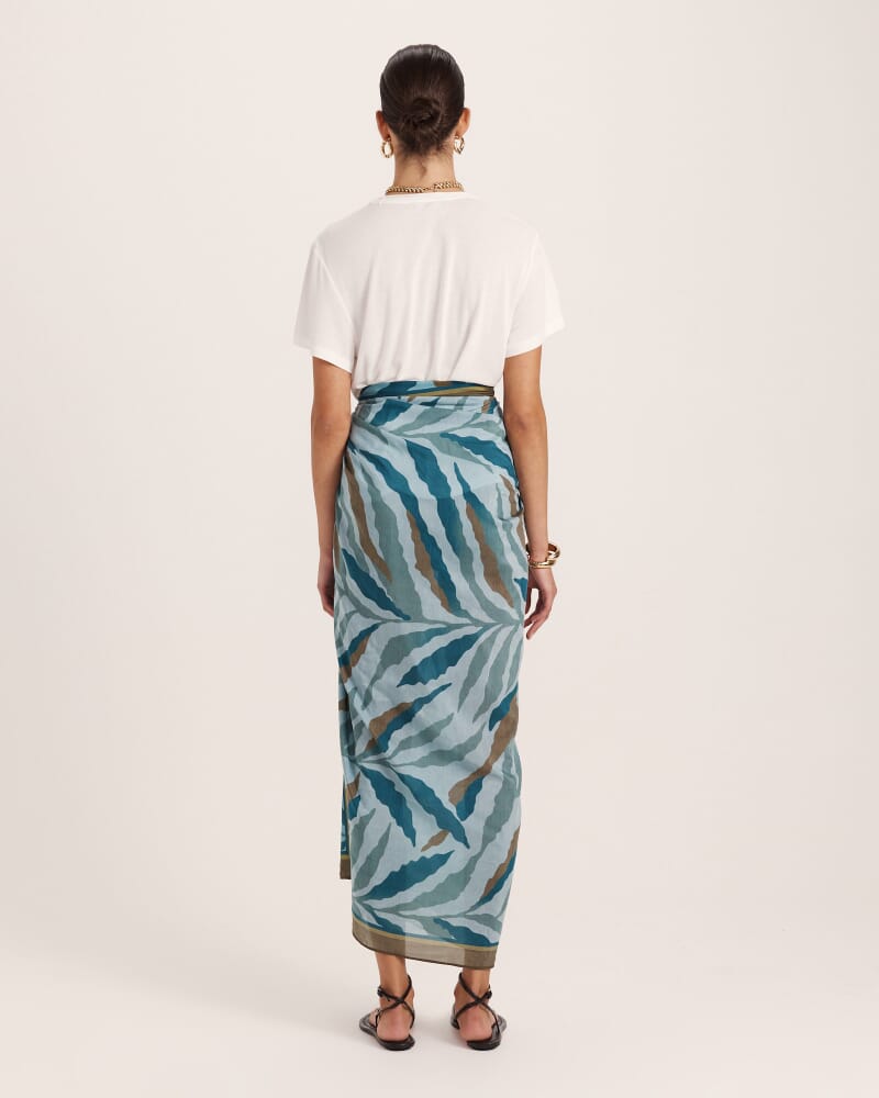 Zyra Silk Cotton Sarong in MULTI