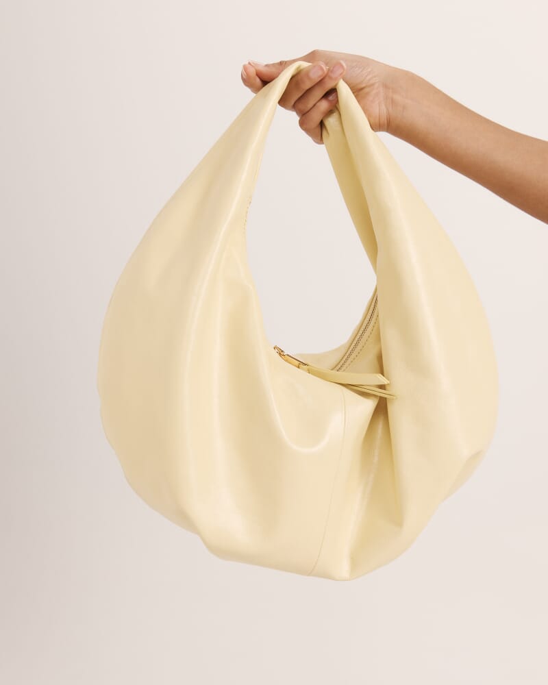 Willow Leather Bag in LEMON