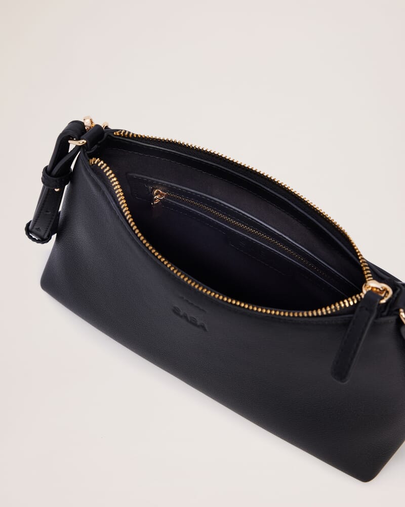 Nova Leather Bag in BLACK