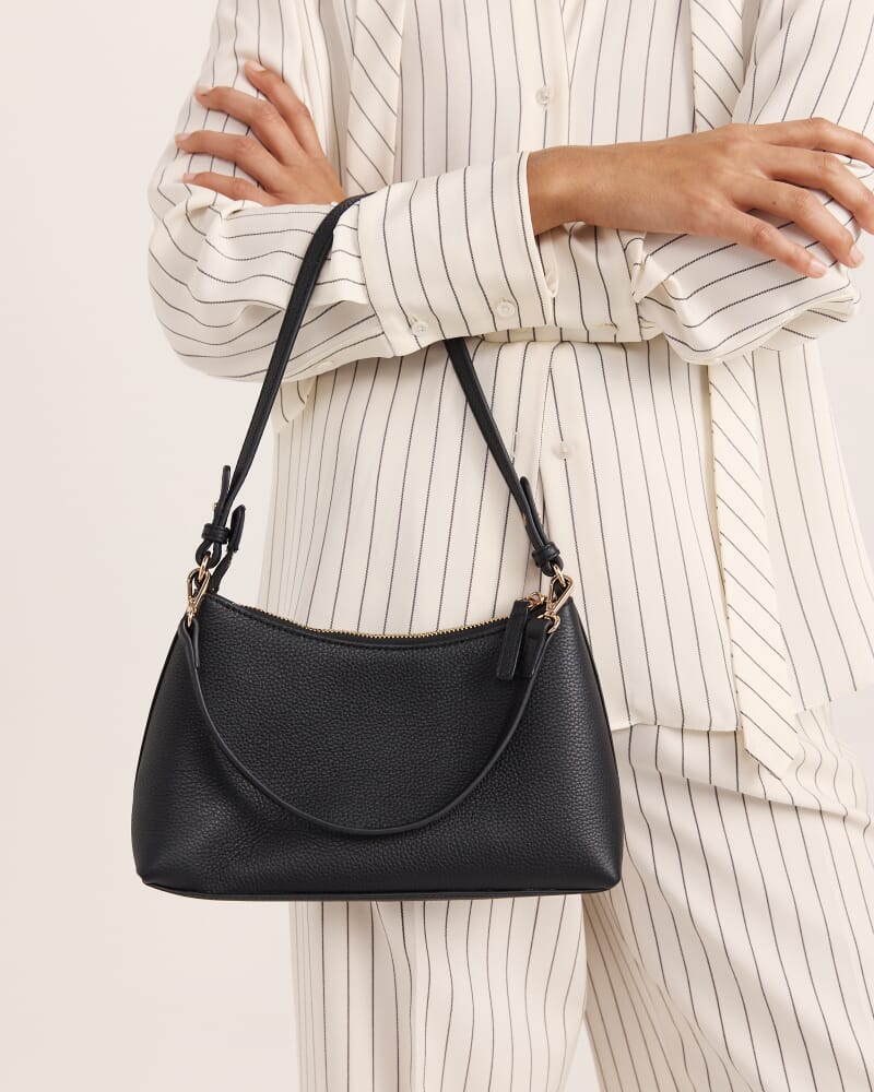 Nova Leather Bag in BLACK