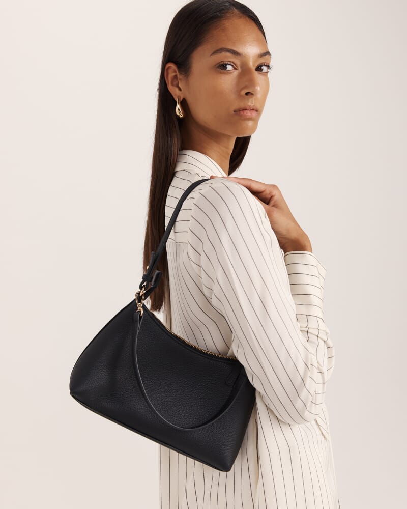 Nova Leather Bag in BLACK