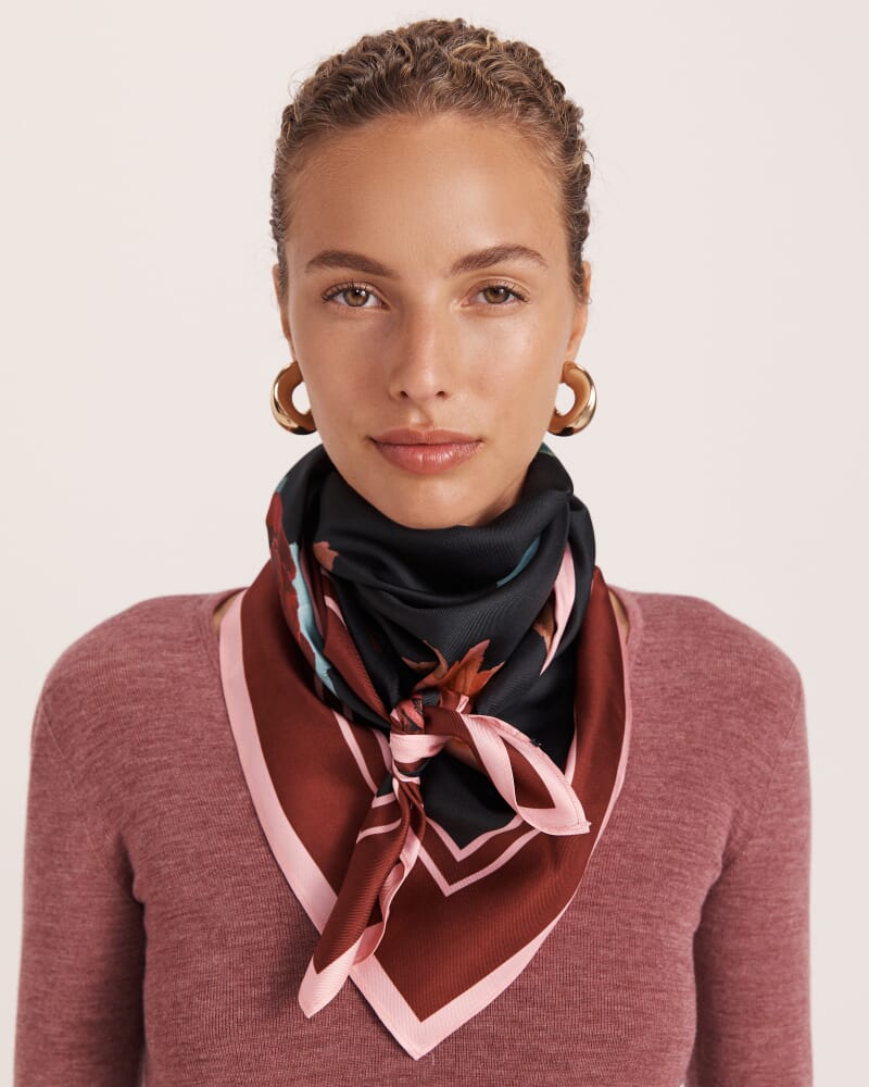 Bettina Silk Scarf in MULTI